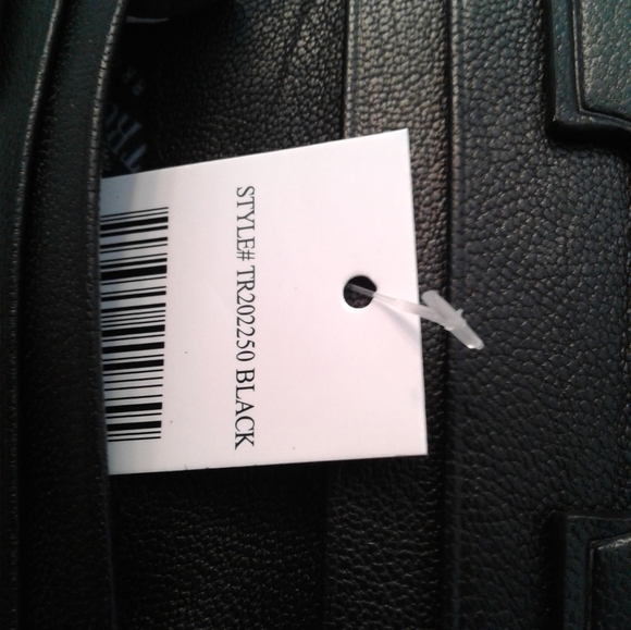 True Religion Black Leather Buddha Logo Bifold Wallet New in box RFID protection - Picture 6 of 8